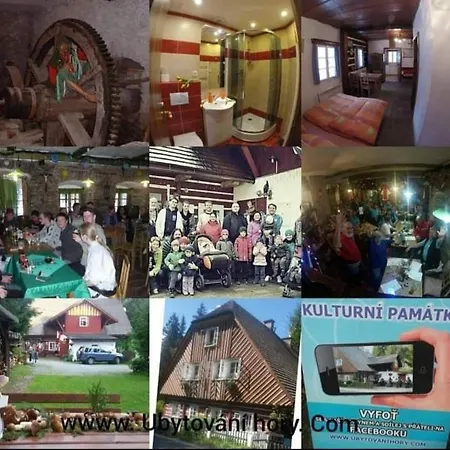アパート Roubenka Mlyn U Skaly Volne Terminy 5 Bytu デシュトネー・フ・オルリツキーフ・ホラーフ